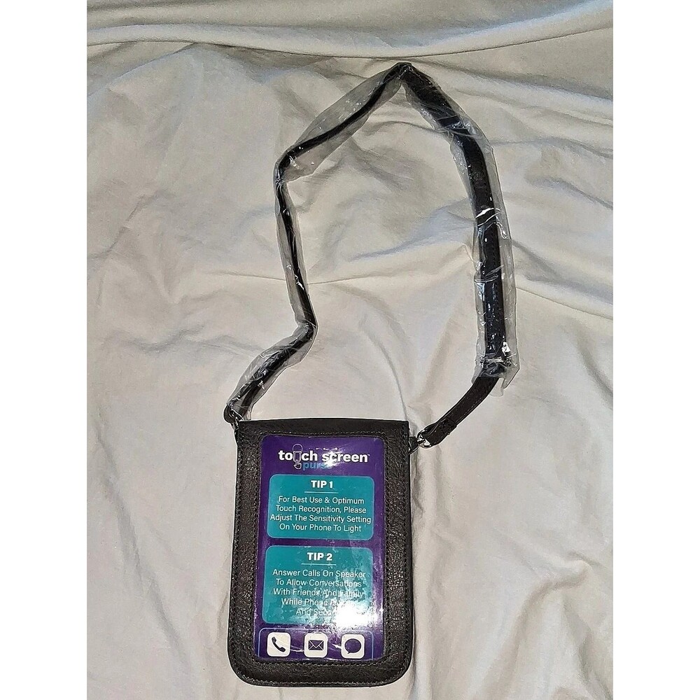 Gray Touch Screen Phone Crossbody - Picture 3 of 10